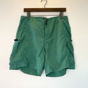 Green REI UPF 50+ Sun Protective Shorts Women's Size 12
